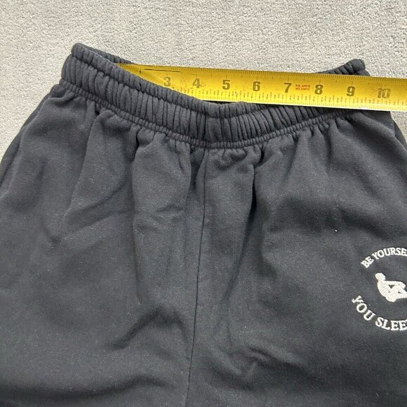 Sisters & Seekers Joggers Womens 4 Sweatpants Black Be Yourself You Sleep Better - Picture 4 of 13